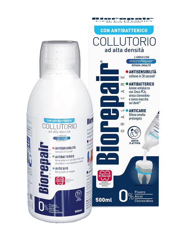 BIOREPAIR ORAL CARE COLLUTORIO ALTA INTENSITA' 3IN1 ANTISENSIBILITA', ANTIBATTERICO, ANTICARIE 500 ML - Farmaciapacini.it