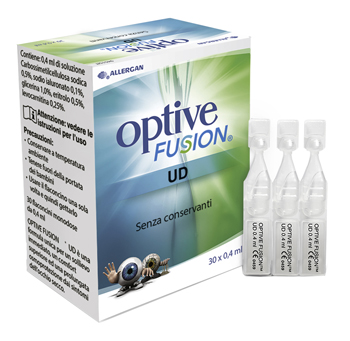 OPTIVE FUSION UD SOLUZIONE OFTALMICA STERILE 30 FLACONCINI MONODOSE 0,4 ML - Farmaciapacini.it