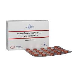 BROMELINA ANGENERICO 20 COMPRESSE RIVESTITE - Farmaciapacini.it