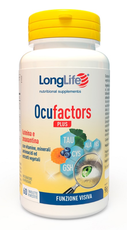 LONGLIFE OCUFACTORS PLUS 60 TAVOLETTE - Farmaciapacini.it