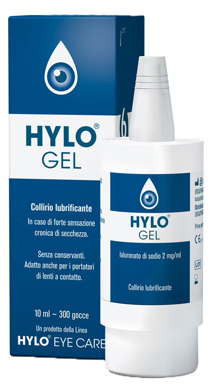 HYLO-GEL COLLIRIO LUBRIFICANTE ACIDO IALURONICO 0,2% 10 ML - Farmaciapacini.it