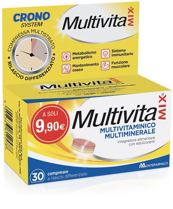 MULTIVITAMIX CRONO 30 COMPRESSE - Farmaciapacini.it