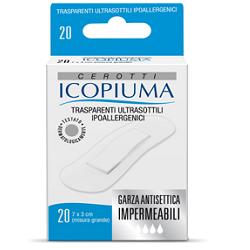 CEROTTO ICOPIUMA TRASPARENTE GRANDE 20 PEZZI - Farmaciapacini.it