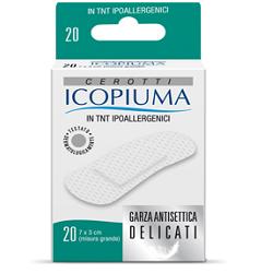 CEROTTO ICOPIUMA IN TESSUTO NON TESSUTO GRANDE 20 PEZZI - Farmaciapacini.it