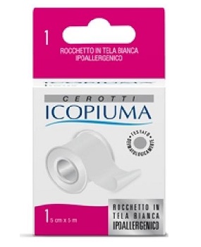 ICOPIUMA CEROTTO IN ROCCHETTO BIANCO CM 5X500 CM - Farmaciapacini.it