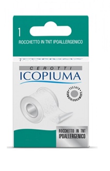 CEROTTO IN ROCCHETTO ICOPIUMA TESSUTO NON TESSUTO CARTA 2,5X500 CM - Farmaciapacini.it