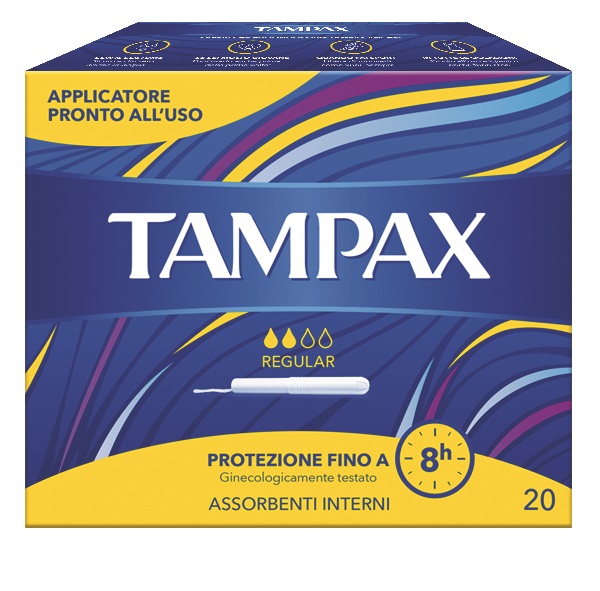 TAMPAX BLUE BOX REGULAR 20 PEZZI - Farmaciapacini.it