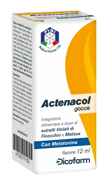 ACTENACOL GOCCE 12 ML CON MELATONINA  - Farmaciapacini.it