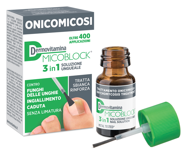 DERMOVITAMINA MICOBLOCK 3 IN 1 ONICOMICOSI SOLUZIONE UNGUEALE 7 ML - Farmaciapacini.it