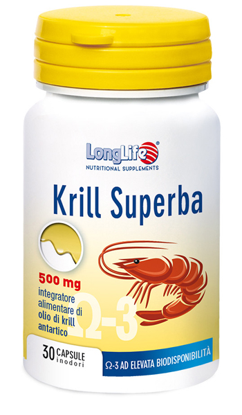 LONGLIFE KRILL SUPERBA 30 CAPSULE - Farmaciapacini.it