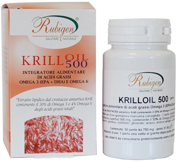 RUBIGEN KRILL OLIO OMEGA 3-6 50 PERLE - Farmaciapacini.it