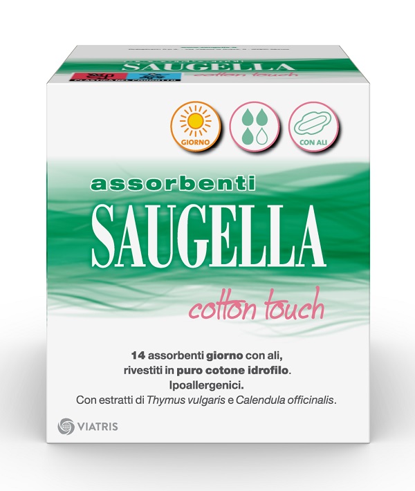 SAUGELLA COTTON TOUCH ASSORBENTI GIORNO 14 PEZZI TAGLIO PREZZO - Farmaciapacini.it
