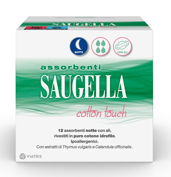 SAUGELLA COTTON TOUCH ASSORBENTI NOTTE 12 PEZZI TAGLIO PREZZO - Farmaciapacini.it