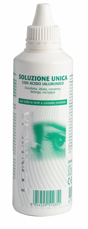 SOLUZIONE OCULARE CON ACIDO IALURONICO CONTACTA 100ML MARCHIO CE - Farmaciapacini.it