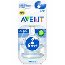 AVENT TETTARELLA FESSURA A Y PER LIQUIDI DENSI Y 2 PEZZI - Farmaciapacini.it