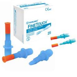 LANCETTE PUNGIDITO FINETOUCH 23 GAUGE 25 PEZZI - Farmaciapacini.it