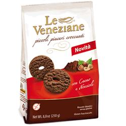 LE VENEZIANE BISCOTTI CACAO/NOCCIOLA 250 G - Farmaciapacini.it