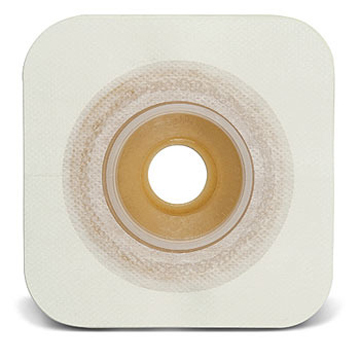 PLACCA CONVESSA NATURA+ PRETAGLIATA 22 MM FLANGIA 45 MM DURAHESIVE E CEROTTO MICROPOROSO 5 PEZZI - Farmaciapacini.it