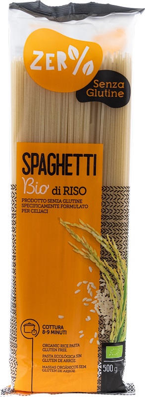 ZERO% GLUTINE PASTA RISO SPAGHETTI SENZA GLUTINE BIO 500 G - Farmaciapacini.it