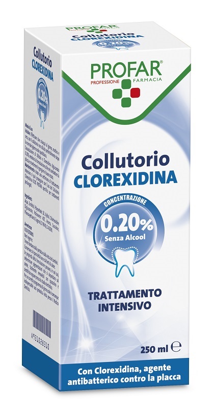COLLUTORIO CLOREXIDINA 0,20% 250 ML PROFAR - Farmaciapacini.it