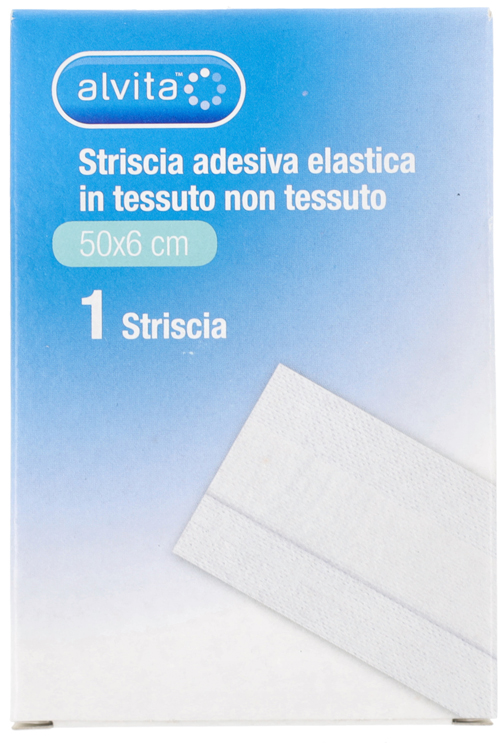 STRISCIA AUTOADESIVA ELASTICA ALVITA TNT 50X6CM - Farmaciapacini.it