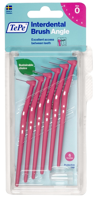 TEPE ANGLE SCOVOLINO ROSA 0,4MM 6 PEZZI - Farmaciapacini.it