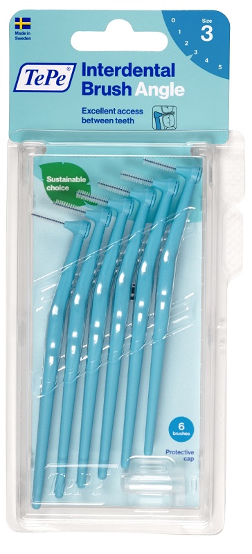 TEPE ANGLE SCOVOLINO BLU 0,6MM 6 PEZZI - Farmaciapacini.it