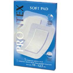 GARZA COMPRESSA PRONTEX SOFT PAD 10X12,5 6 PEZZI (5 TNT + 1 IMPERMEABILE AQUA PAD) - Farmaciapacini.it