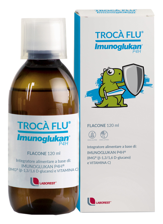 TROCA' FLU' IMUNOGLUKAN FLACONE 120 ML - Farmaciapacini.it