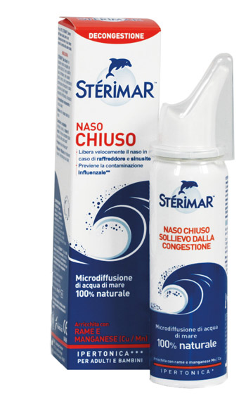 STERIMAR IPERTONICO NASO CHIUSO RAME E MANGANESE SPRAY 50 ML - Farmaciapacini.it