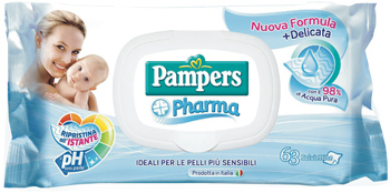 PAMPERS PHARMA SALVIETTE SENS 63 PEZZI - Farmaciapacini.it