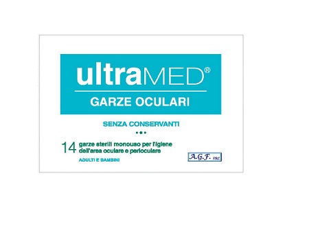 GARZA OCULARE ULTRAMED 14 PEZZI - Farmaciapacini.it