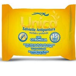 UNICO SALVIETTINE ANTI PUNTURA CITRONELLA 15 PEZZI - Farmaciapacini.it