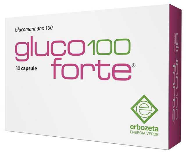 GLUCO 100 FORTE GLUCOMANNANO 100 30 CAPSULE DA 900 MG - Farmaciapacini.it