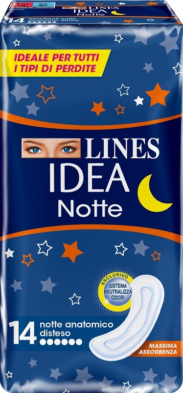 LINES IDEA NOTTE SENZA ALI 14 PEZZI - Farmaciapacini.it