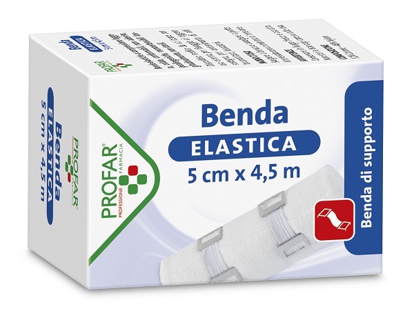 BENDA ELASTICA 5 CM X 4,5 M PROFAR - Farmaciapacini.it