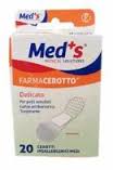 CEROTTO MEDS STRIPS DELICATO TESSUTO NON TESSUTO MEDIO 20 PEZZI - Farmaciapacini.it