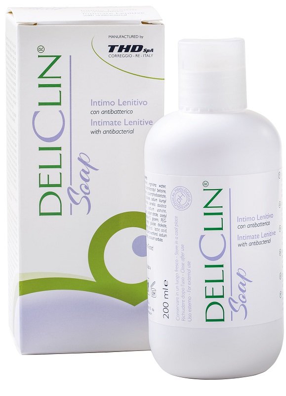 DELICLIN SOAP DETERGENTE INTIMO LENITIVO CON ANTIBATTERICO 200 ML - Farmaciapacini.it