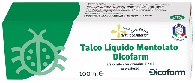 DICOFARM TALCO LIQUIDO MENTOLATO 100 ML - Farmaciapacini.it