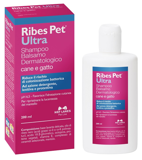 RIBES PET ULTRA SHAMPOO DERMATOLOGICO FLACONE 200 ML - Farmaciapacini.it