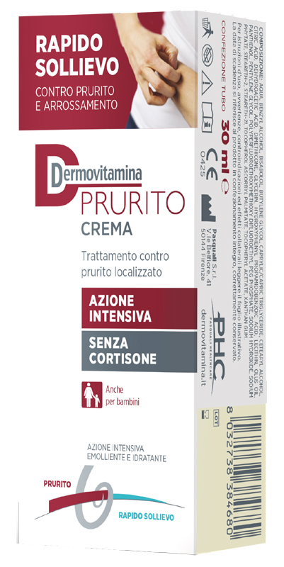 DERMOVITAMINA PRURITO CREMA AZIONE INTENSIVA SENZA CORTISONE 30 ML - Farmaciapacini.it