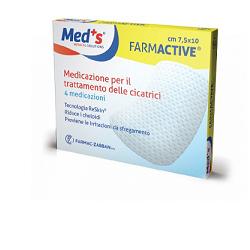 CEROTTO FARMACTIVE CICATRICI 7,5X10CM 4 PEZZI - Farmaciapacini.it