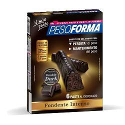 PESOFORMA BARRETTA DOUBLE DARK 6 PASTI 12 X 31 G - Farmaciapacini.it