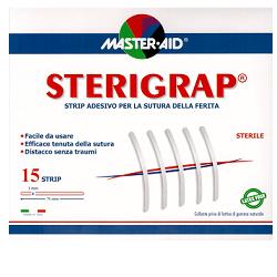 CEROTTO PER SUTURA MASTER-AID STERIGRAP 7,5X0,3 15 PEZZI - Farmaciapacini.it