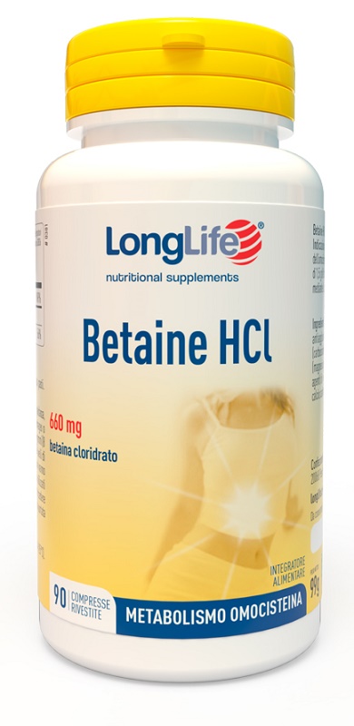 LONGLIFE BETAINE HCL 90 COMPRESSE - Farmaciapacini.it