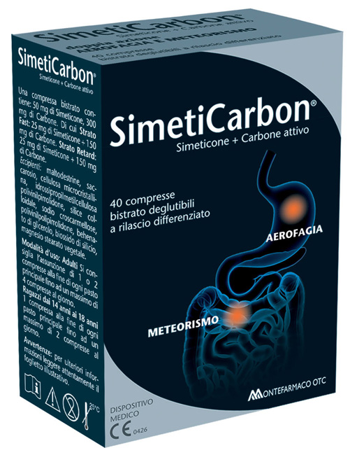 SIMETICARBON 40 COMPRESSE - Farmaciapacini.it