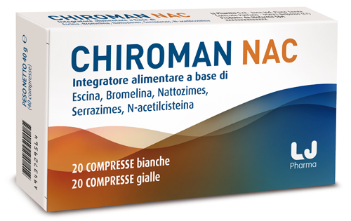 CHIROMAN NAC 20 COMPRESSE BIANCHE + 20 COMPRESSE GIALLE - Farmaciapacini.it