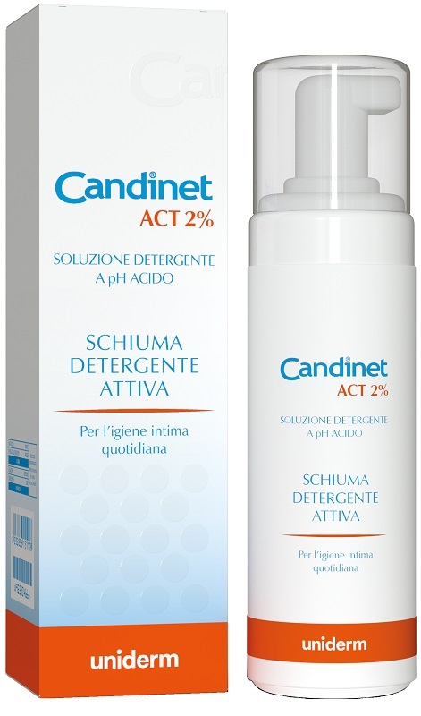 CANDINET ACT 2% SCHIUMA DETERGENTE ATTIVA 150 ML - Farmaciapacini.it