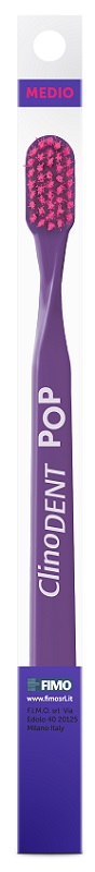 CLINODENT POP VIOLA SPAZZOLINO DA DENTI MEDIO - Farmaciapacini.it