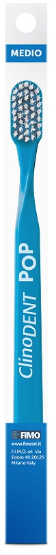 CLINODENT POP BLU SPAZZOLINO DA DENTI MEDIO - Farmaciapacini.it